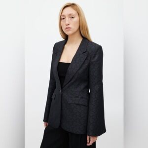 Smythe
Floral Jacquard Peaked Lapel Blazer size 2